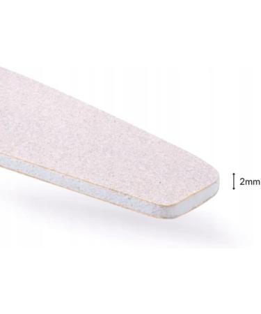 Aba Group 10 Szt. Flaming Professional Half Moon Nail Files 100/180 Slim Single Use Quality Abrasion Resistant File Set Made in The EU - Buy Online on GoSupps.com