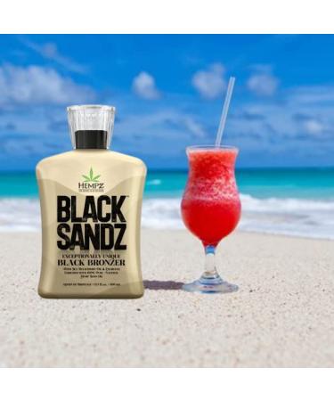 Hempz Black Sandz Black Bronzer with DHA & Cosmetic Bronzer 13.5oz - Buy Online on GoSupps.com