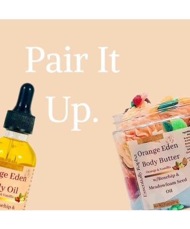 Orange Eden Body Butter - Rich Hydyating Nourishment with Sal Shea Mango Butter - Restores Shine Sealing Moisture with Meadowfoam Seed Kukui Nut and Pumpkin Seed Oil - Long Lasting Soft Skin 7 oz - Buy Online on GoSupps.com