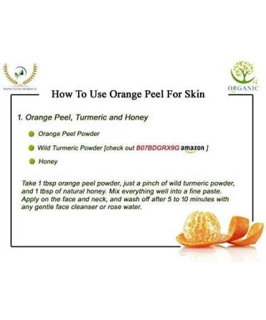 ORGANIZE RAINTECH HERBALS Organic Orange Peel Powder for Skin Glowing Face Pack 100 Grams - Buy Online on GoSupps.com