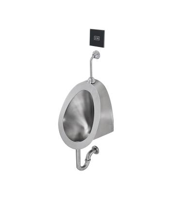 High-Efficiency Flushing Adult Stainless Steel Urinal Automatic Induction Wall-Mounted Urinal with Flush Valve Deodorant and Anti-Blocking Public Toilet Urinal Used in (F)