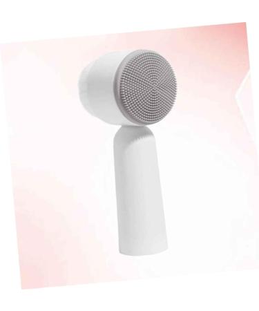 minkissy Cleaning Brush Face Pore Cleanser Facial Cleansing Brush Handheld Brush Face Cleanser Soft Bristles Facial Brush Face Cleaning Silicone Deep Cleasing Milk Grey 5.5X12.5cm - Buy Online on GoSupps.com