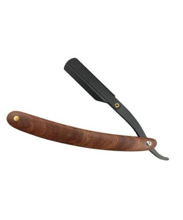 minkissy Manual Razor Shaver Razor Made of Metal Safe Razor Wooden Manual Man Hand Razor For Men