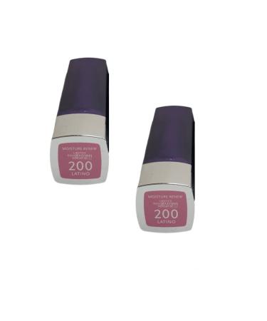 Buy Rimmel Moisture Renew Lipstick Pack of 2 - Latino #200 | International Shipping Available - Buy Online on GoSupps.com