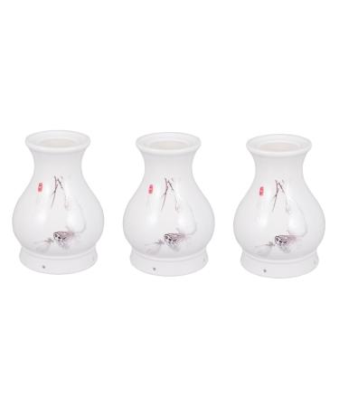 CliSpeed 3 STK scratch cup MOXA rod burner Guashua pot made of porcelain tool for burning moxibusion pot Moxibusion can product face body moxibusion tool ceramic