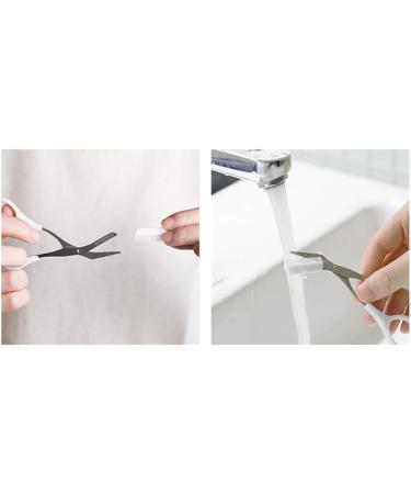 Stainless Steel Eyebrow Scissors with Comb - Non-slip Handle for Pruning Eyelashes, Bangs, Mustache - Beauty Tools for Daily Use - Buy Online on GoSupps.com