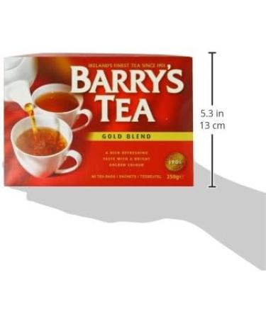  Barry's Tea Barry's 80 Gold Tea Bags 250g - Buy Online on GoSupps.com