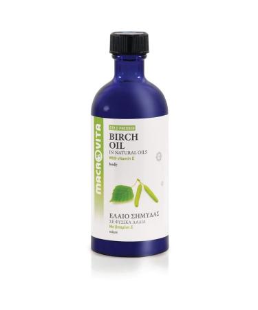 MACROVITA BIRCH OIL - COLD PRESSED COSMETIC OIL WITH THE COMPLEX OF VITAMINS E+C+F 100 ML.