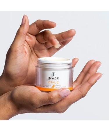 IMAGE Skincare VITAL C Hydrating Overnight Masque 2 oz - Revitalizing Sleeping Facial Mask with Blue-Green Algae Extract and Hyaluronic Acid - Buy Online on GoSupps.com