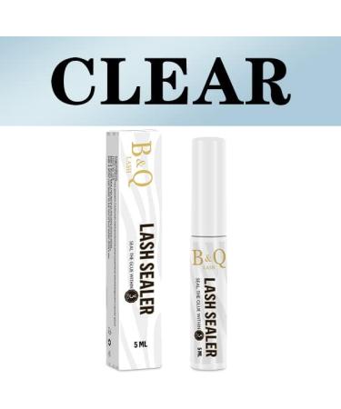 Lash Sealant 5ML Clear Mascara B&Q Lash Sealer for Cluster Lashes Overnighter Lash Extension Sealant Healthy Lash Overnight Sealer Longer Life Coating Lash Seal (Clear 5ml) 5 ML Seal-Clear - Buy Online on GoSupps.com