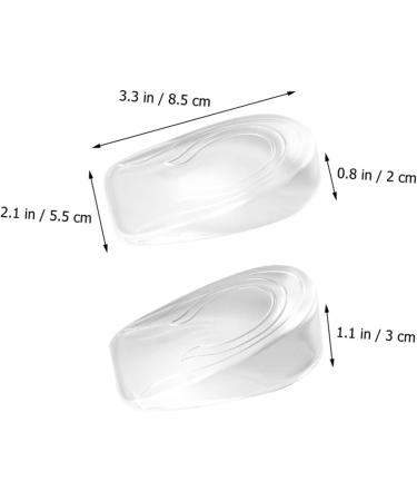 NOLITOY Height Increasing Insoles - 4 Pairs Shoe Lifts for Men & Women - Comfort Damping Gel Heightening Insoles for Feet Care - Buy Online on GoSupps.com