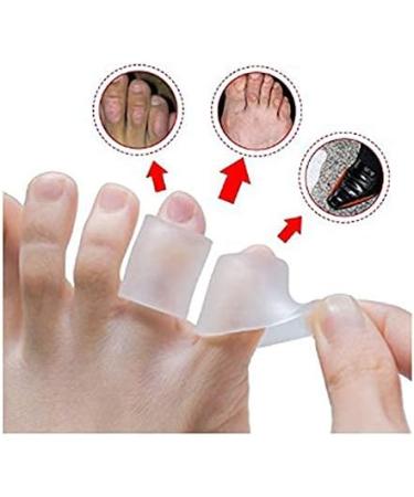 JYCCH 10pcs Small Toe Tubes - Corns & Blisters Corrector Foot Care Protector Pedicure Tools for Comfortable Toes - Buy Online on GoSupps.com