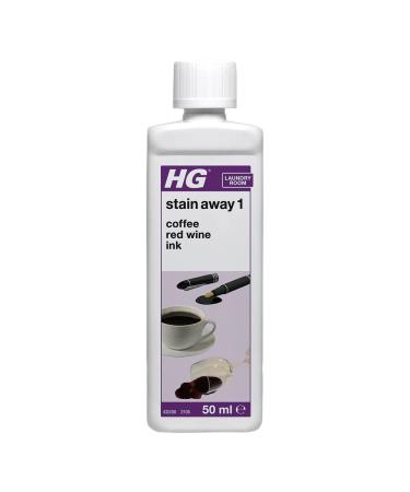HG Stain Away 1 Removes Coffee Red Wine & Ink Erases Stubborn Marks & Hot Drink Stains From Clothes & Fabric Accessories Textile Safe 50ml (420005106) - Buy Online on GoSupps.com