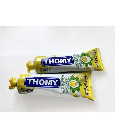 Thomy Mayonnaise made with free range eggs 2 tubes