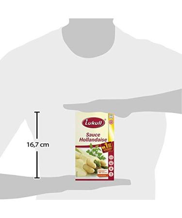 Lukull Hollandaise Sauce - Creamy & Delicate - Pack of 4 x 1L - Perfect for Gourmet Dishes | International Shipping - Buy Online on GoSupps.com
