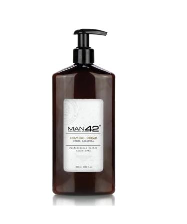 MAN42 PROFESSIONAL HAIR BEARD Man 42 Professional Shaving Cream for Beard 400 ml (400 ml)