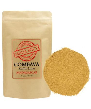 Combava powder from Madagascar 100gr "Sustainable Agriculture" food zip bag.