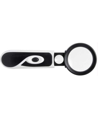Magnifier with Led Lights - Magnifying Glass with 5X Magnification Diopter - Ideal for Reading Jewelry Watch Repair - Ergonomic Handle for Comfortable Grip - Lightweight Portable