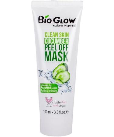 Bio Glow Nature Inspired Clean Skin Cucumber Peel Off Mask Rejuvenated Looks 100ml - Buy Online on GoSupps.com