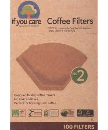 Premium No 2 Coffee Filters - 100 Packs for Perfect Brewing | International Shipping Available - Buy Online on GoSupps.com
