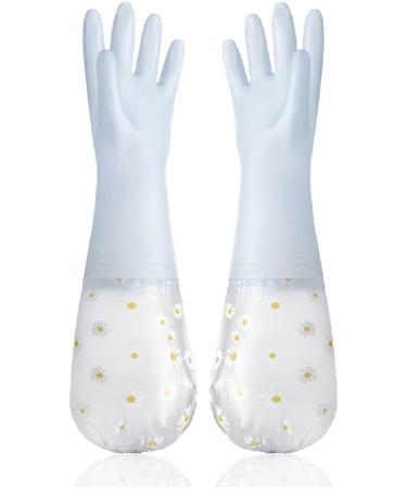 kzxbty 3 Pairs Dishwashing Cleaning Gloves Reusable Rubber Gloves Non-Slip Laundry Kitchen Gardening Household Gloves Easy to Use 50CM - Buy Online on GoSupps.com