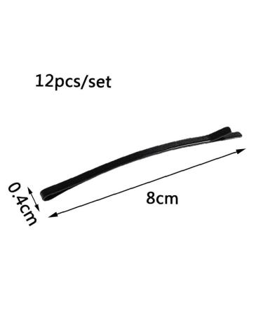 Pinicecore 12 Matte Black Hairpins - Invisible Women's Bobby Pins & Styling Accessories - Buy Online on GoSupps.com