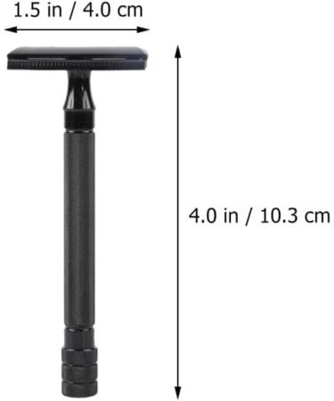 Beavorty Manual Butterfly Safety Razor Set for Men - Reusable Double-Edged Stainless Steel Blades - Buy Online on GoSupps.com