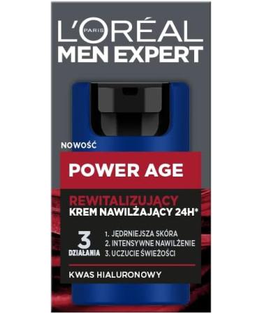 L'Or al Paris Men Expert Power Age 24h Revitalizing Moisturizing Cream 50 ml - Buy Online on GoSupps.com