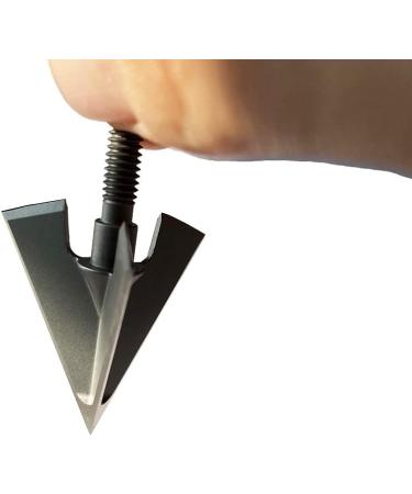 DEEPOWER Broadheads 100 125 Grain 6 Pack | Solid 3 Blades Fixed Archery Broadheads - Buy Online on GoSupps.com