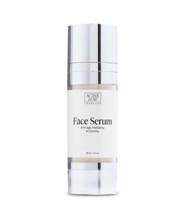 Active Luxe Moisturizing Anti-Aging Face Serum S rum Visage Anti- ge l huile de jojoba & vitamine E Hydratant anti-rides soin antioxydant 30 ml