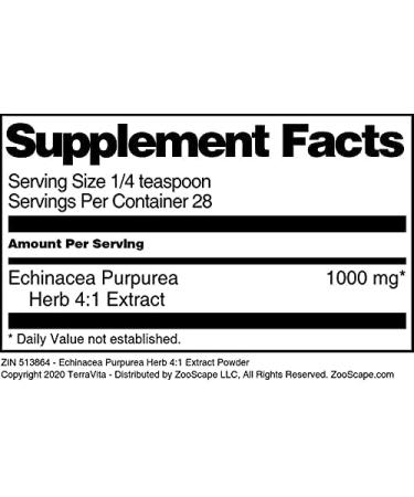 Echinacea Purpurea Herb 4:1 Extract Powder (1 oz ZIN: 513864) - Buy Online on GoSupps.com
