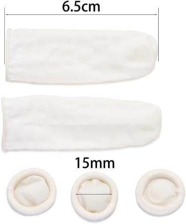 Buy Finger Cots - 100pcs & 200pcs Latex Rubber Protectors | Anti-Slip Anti-Dirt Waterproof for House Work - Buy Online on GoSupps.com