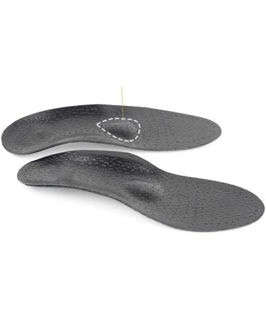 PU Leather Orthotic Insoles for Flat Feet Support - Perfect for Men & Women | 23.5cm Shoe Sole Insoles - Buy Online on GoSupps.com