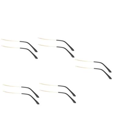 Gleavi frame stand 5 pairs of glasses accessories ear clips earplugs frame holder stand vintage accessories glasses repair arms glasses repair kit glasses replacement bars