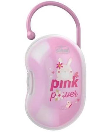 Chicco - Box for 2 pacifiers with handle - 1 x - Pink
