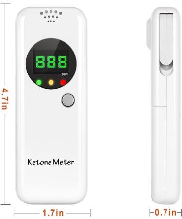 Ketone Testing - Digital Color Coded Keto Breath Tester for Accurate Ketosis Health Tracking - Buy Online on GoSupps.com