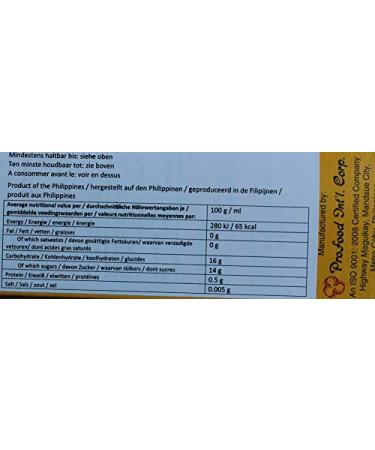 500g Unsweetened Philippine Mango Puree - Pure Mango Flavor for Baking & Cooking | International Shipping - Buy Online on GoSupps.com