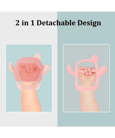 Reidio Baby Teether Toy - Soft Silicone Teething Toy for Pain Relief | Cactus Look with Storage Box (Green) - Buy Online on GoSupps.com