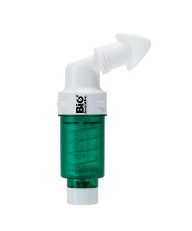 Bigbreathe IMT Low(Green) | Inspiratory Muscle Trainer for First-time Users Breathing Exercise Device Adjustable Resistance