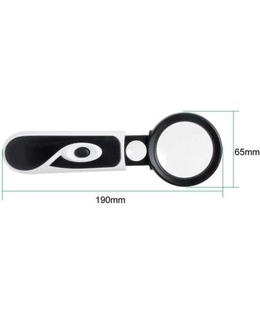 Magnifier with LED Lights - Magnifying Glass with 5X Magnification Diopter - Ideal for Reading Jewelry Watch Repair - Ergonomic Handle for Comfortable Grip - Lightweight Portable - Buy Online on GoSupps.com