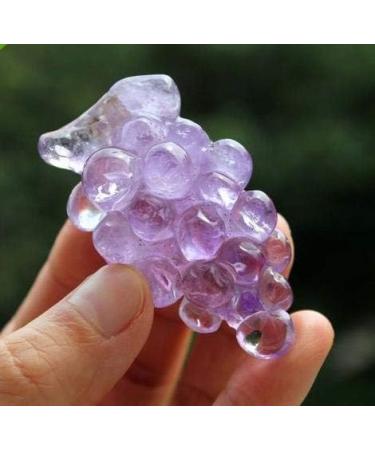 2.56" Amethyst Rock Natural Quartz Crystal Grape Carved 62g JZIGTDEM - Buy Online on GoSupps.com