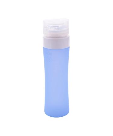 Myhoomowe Hot! Portable Refillable Silicone Bottle Travel Lotion Shampoo Bath Containers 80Ml Blue