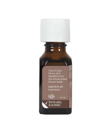 Buy Aura Cacia Clove Bud Oil 15ml - Premium Essential Oil for Aromatherapy & Wellness - International Shipping Available - Buy Online on GoSupps.com