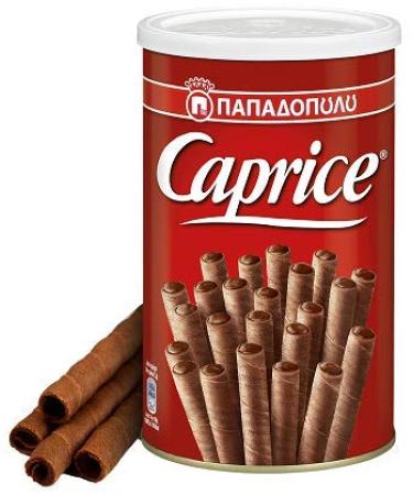 Papadopoulos Papadopoulos Caprice Hazelnut Cream Rolled Wafers 115g (Pack of 2)
