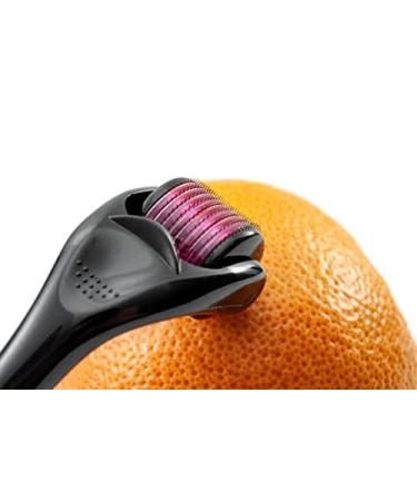 Derma Roller 1.5mm Microneedle for Face 540 Titanium Needles with Storage Case - Black - Buy Online on GoSupps.com