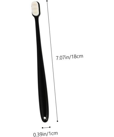 Ultechnovo 18 Pack Charcoal Toothbrush for Sensitive Gums - Hard Bristle Dental Floss & Cleaning Tools - Travel-Friendly Manual Brush - Buy Online on GoSupps.com