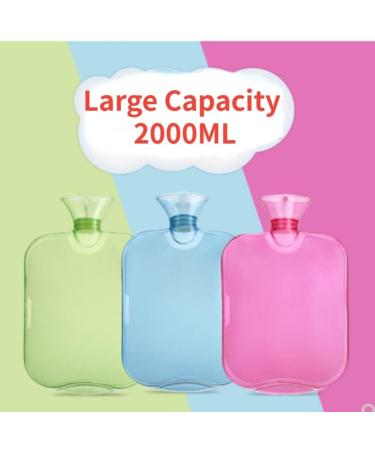 MAIES Hot Water Bottles - Explosion-Proof Transparent Bag | Thickened Hot Water Bottle for Comfort & Safety - Buy Online on GoSupps.com