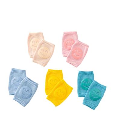 Sophies Stock Baby Knee Pads 5 Pack Crawling Leg Warms Non-Slip Anti-Friction
