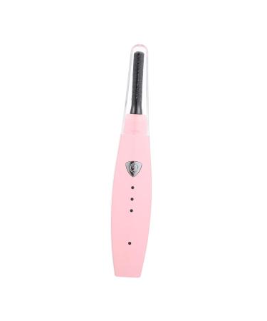 Healeved Electric Eyelash Curler Lash Curling Device Practical Lash Curler Heated Eye Lashes Curler Lash Accessory Electric Eyelash Heater Lash Comb Pink Tool Electronic Components Make up