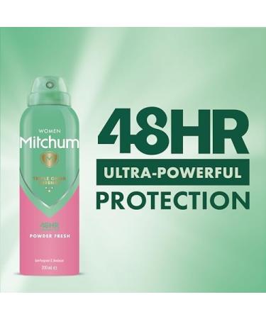 Mitchum Powder Fresh Anti-Perspirant Deodorant Powder Fresh 200ml - Buy Online on GoSupps.com